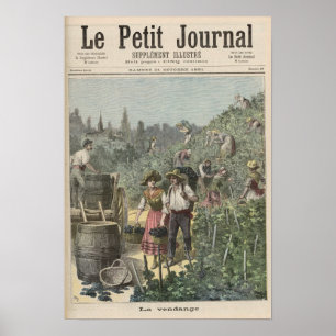 Die Weinernte Poster