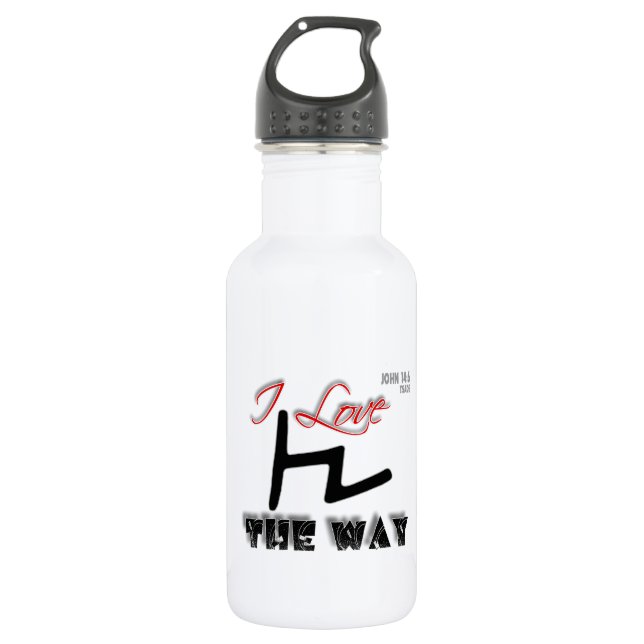 Die Weise (Tsade) Edelstahlflasche (Vorderseite)