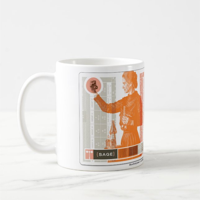 Die weise Urform-klassische Kaffee-Tasse Kaffeetasse (Links)