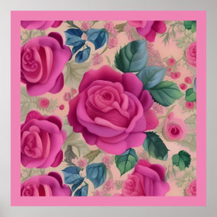 Die Weisheit der Rose - weich und ruhig Poster