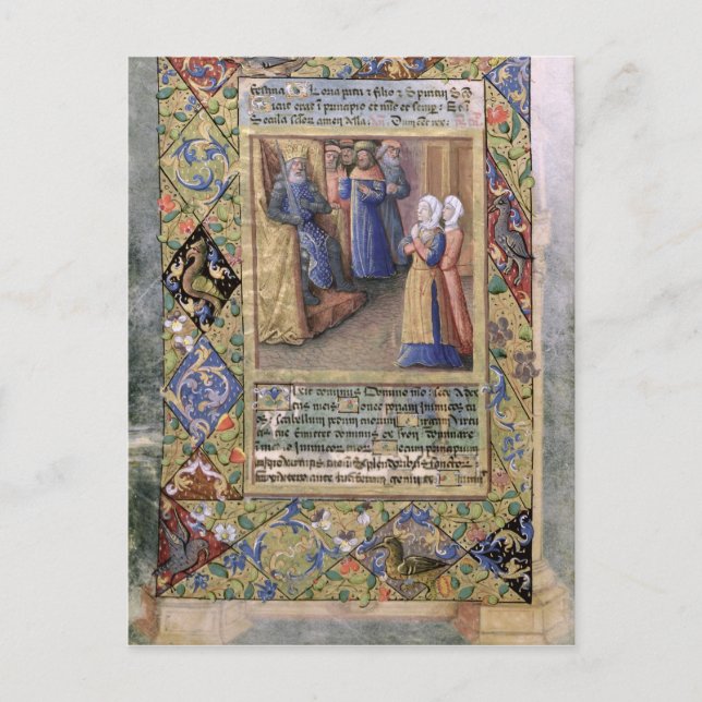 Die Weisheit des Solomon Postkarte (Vorderseite)