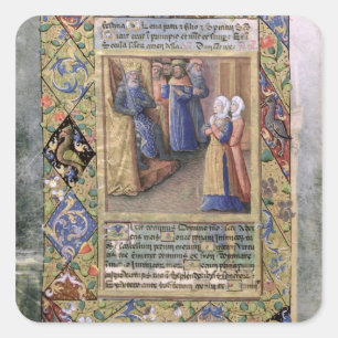 Die Weisheit des Solomon Quadratischer Aufkleber