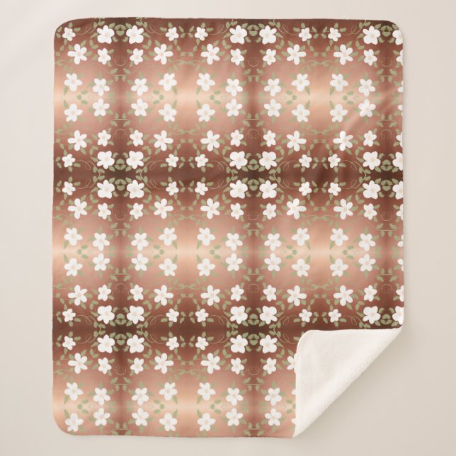 Die weiße Blanke Sherpadecke (Vorderseite)