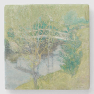 Die weiße Brücke, c.1895 (Öl auf Leinwand) Steinuntersetzer