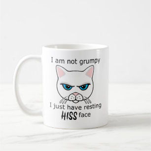 Die weiße Katze im Gesicht ruhen - Vorteile PACR Kaffeetasse