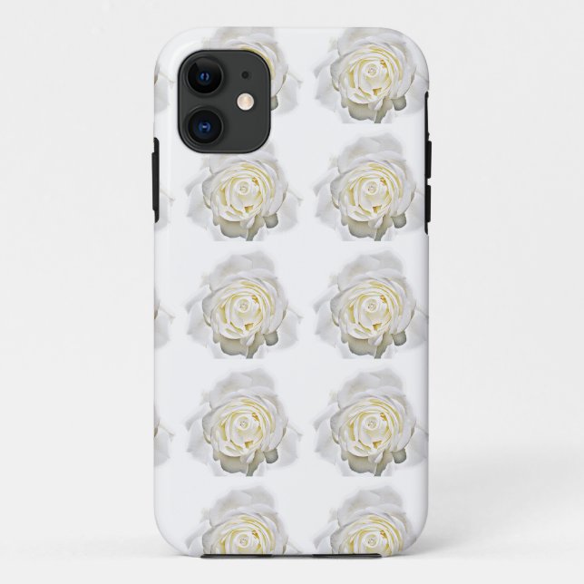 Die weiße Rose der Liebe_ Case-Mate iPhone Hülle (Rückseite)