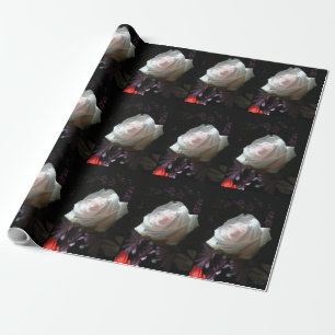 Die weiße Rose Geschenkpapier