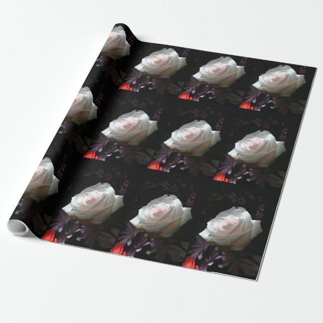 Die weiße Rose Geschenkpapier (Ungerollt)
