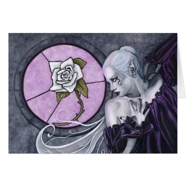 Die weiße Rosenkarte (Vorderseite (Horizontal))