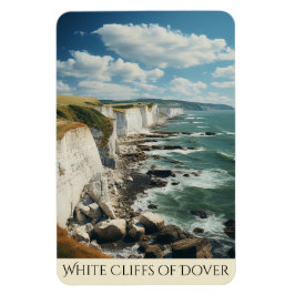 Die weißen Klippen Zeichnend | Dover Magnet