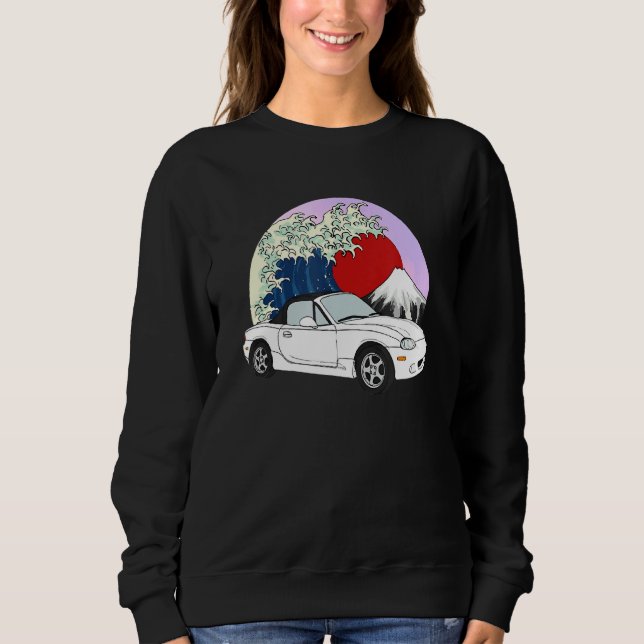 Die weißen NBSS-Roadster schwarzen Sofas oben Sweatshirt (Vorderseite)
