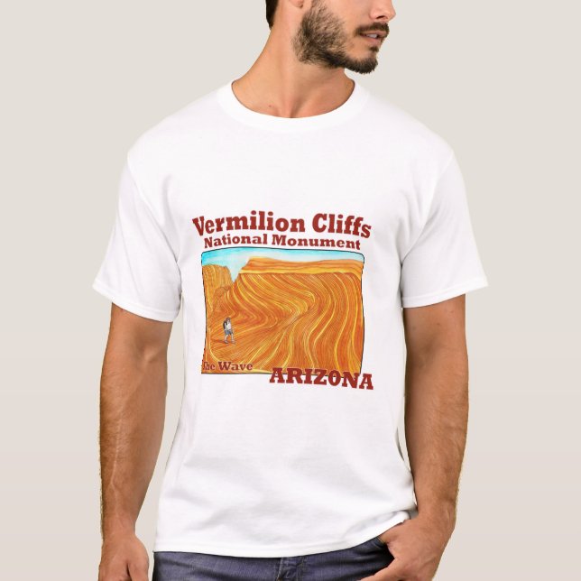 Die Welle, das Nationaldenkmal von Vermilion T-Shirt (Vorderseite)