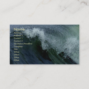 Die Welle der Natur Visitenkarte
