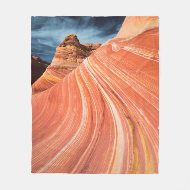 Die Welle, die Vermilion Klippen, Arizona Fleecedecke (Vorderseite)