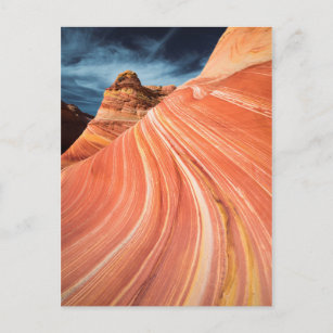Die Welle, die Vermilion-Klippen, Arizona Postkarte