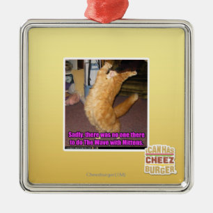 Die Welle Silbernes Ornament