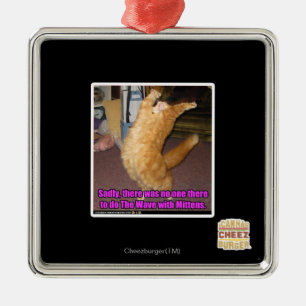 Die Welle Silbernes Ornament