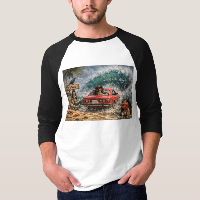 Die Welle T-Shirt (Vorderseite)