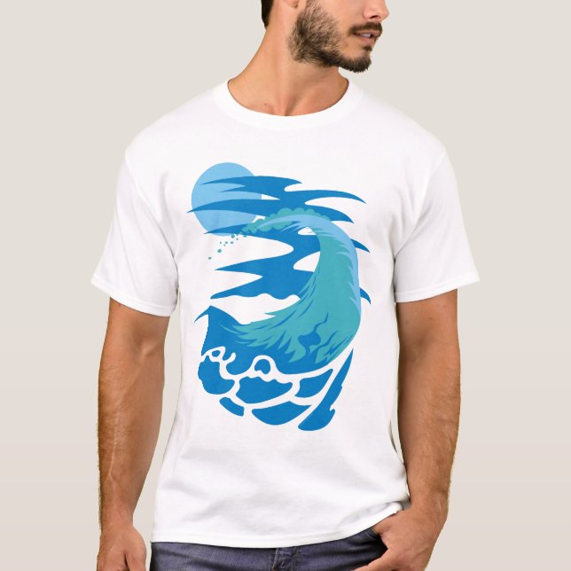 Die Welle T-Shirt (Vorderseite)