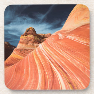 Die Welle, vermilion Klippen, Arizona Getränkeuntersetzer