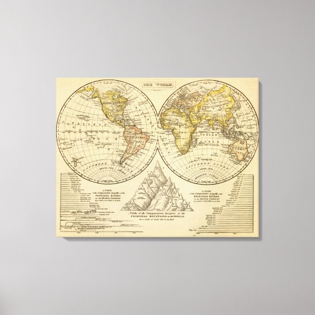 Die Welt 2 Leinwanddruck (Vorderseite)