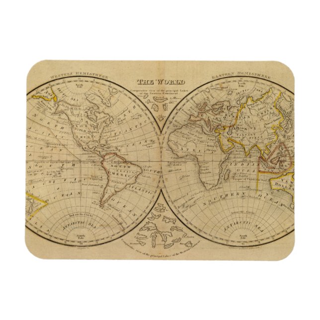 Die Welt 3 Magnet (Horizontal)