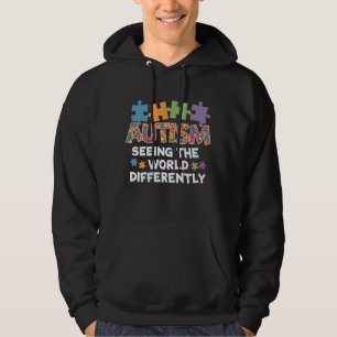 Die Welt anders sehen Autismus-Bewusstsein Hoodie