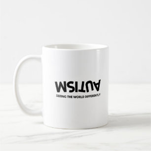 Die Welt anders sehen Autismus-Bewusstsein Kaffeetasse