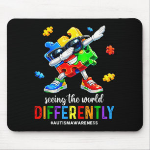 Die Welt anders sehen Autismus-Bewusstsein Mousepad
