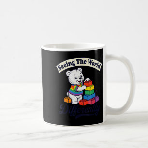 Die Welt anders sehen trägt zum Autismus-Bewusstse Kaffeetasse