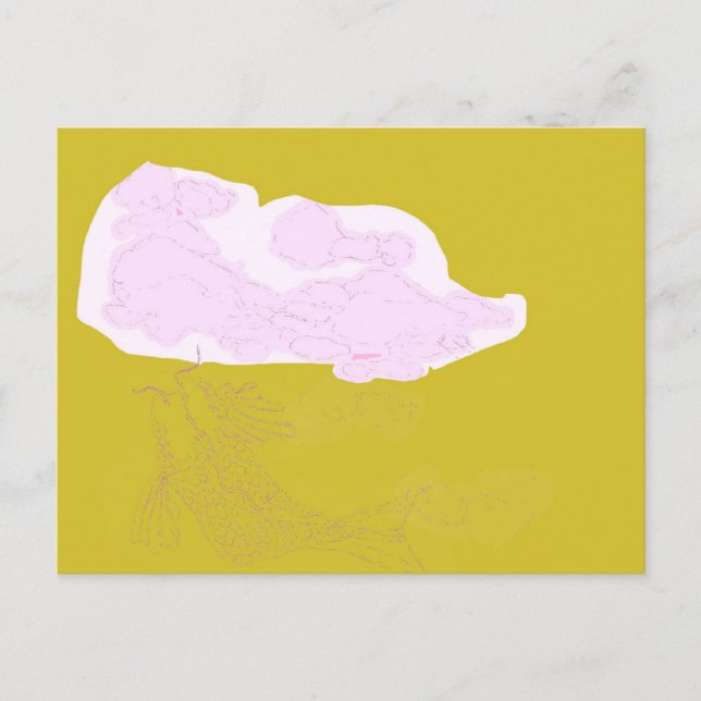 Die Welt auf dem Kopf Postkarte (Vorderseite)