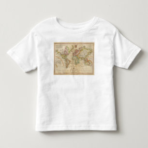 Die Welt auf Mercators Projektion Kleinkind T-shirt