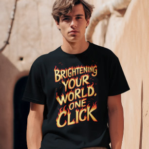 Die Welt bestechen, mit einem Klick T-Shirt