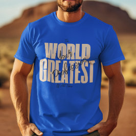 Die Welt Bestes Blau T-Shirt