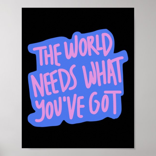Die Welt braucht dich 1 Poster (Vorne)