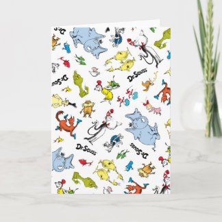 Die Welt des Dr. Seuss-Musters Karte