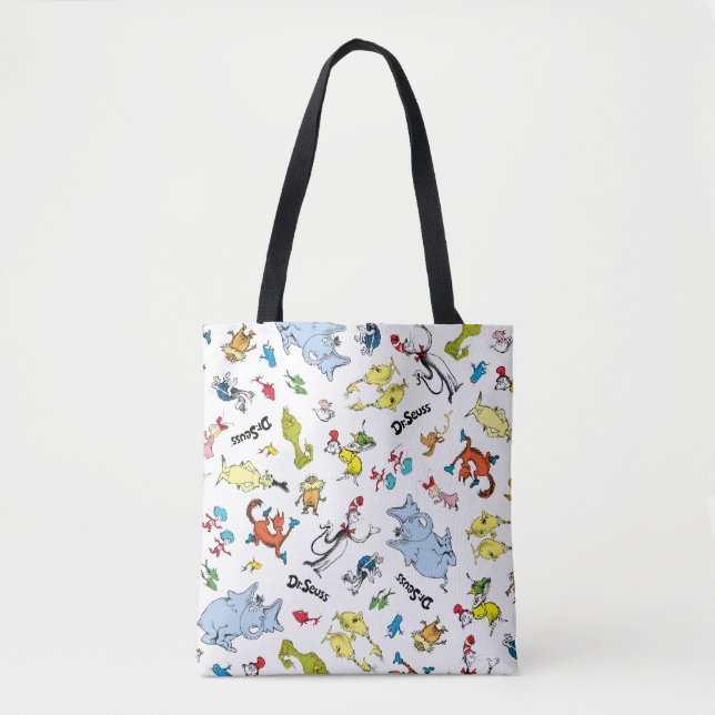 Die Welt des Dr. Seuss-Musters Tasche (Vorderseite)