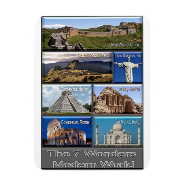 Die Welt des Sieben Wunders - Magnet (Vertikal)