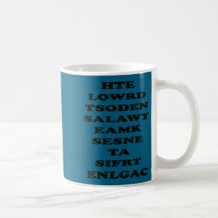 Die Welt ergibt nicht immer Sinn, lustige Motivati Kaffeetasse