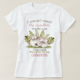 Die Welt für meine Großkinder Koalas verändern T-Shirt