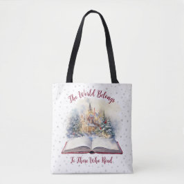 Die Welt gehört denen, die Design lesen Tasche