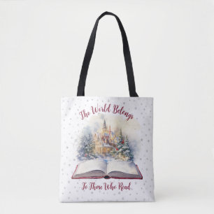 Die Welt gehört denen, die Design lesen Tasche