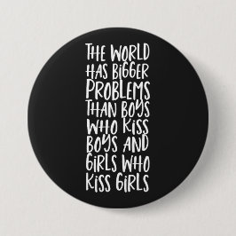 Die Welt hat größere Probleme als Jungen, die Jung Button
