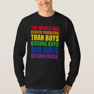 Die Welt hat größere Probleme LGBT Q Prix Gay Pro T-Shirt