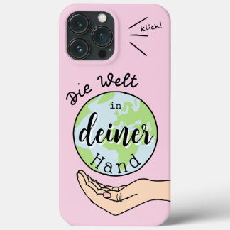 Die Welt in deiner Hand Case-Mate iPhone Hülle