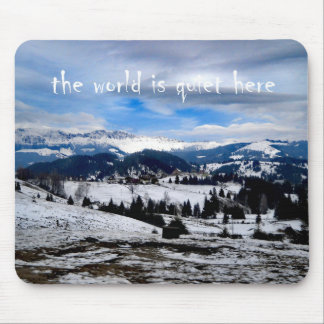 die Welt ist hier ruhig Mousepad