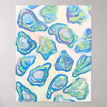 Die Welt ist Ihre Austernfarbe Print