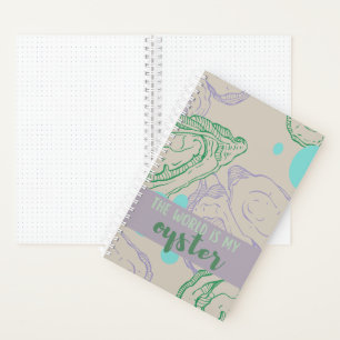 Die Welt ist mein Oyster 2-Notebook   Kpop Inspiri Notizbuch
