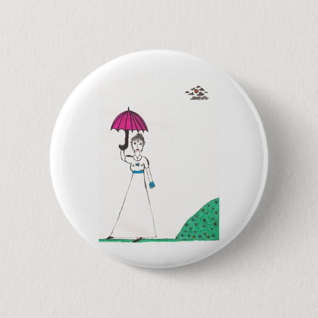 Die Welt Jane austens Button (Vorderseite)