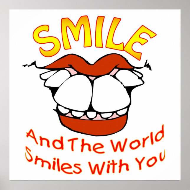 Die Welt lächelt mit dir (1) Poster (Vorne)